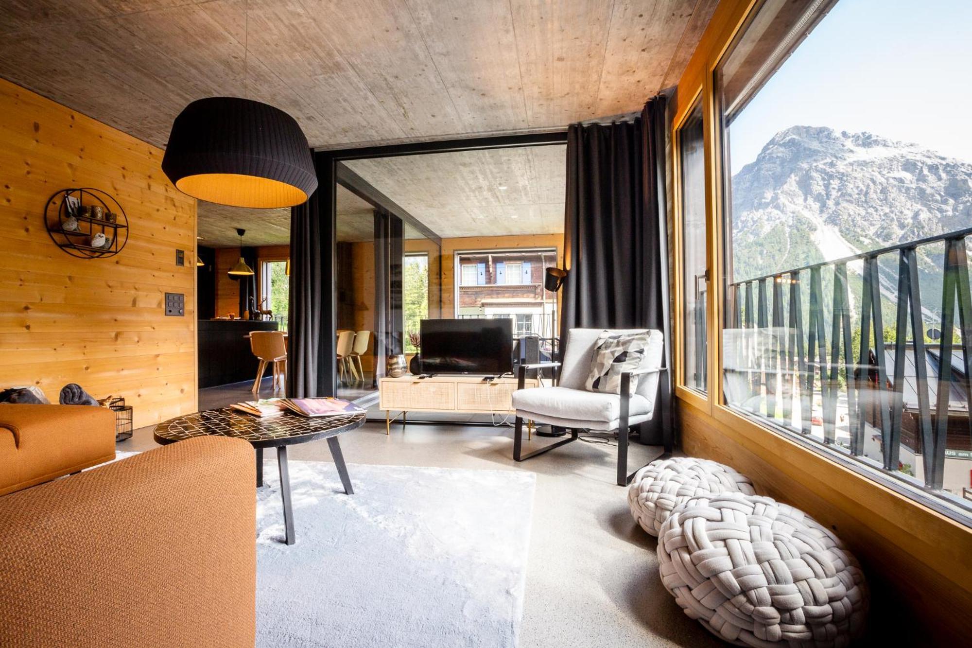 Haus Burgermeister Wohnung Aelplihorn Arosa Esterno foto
